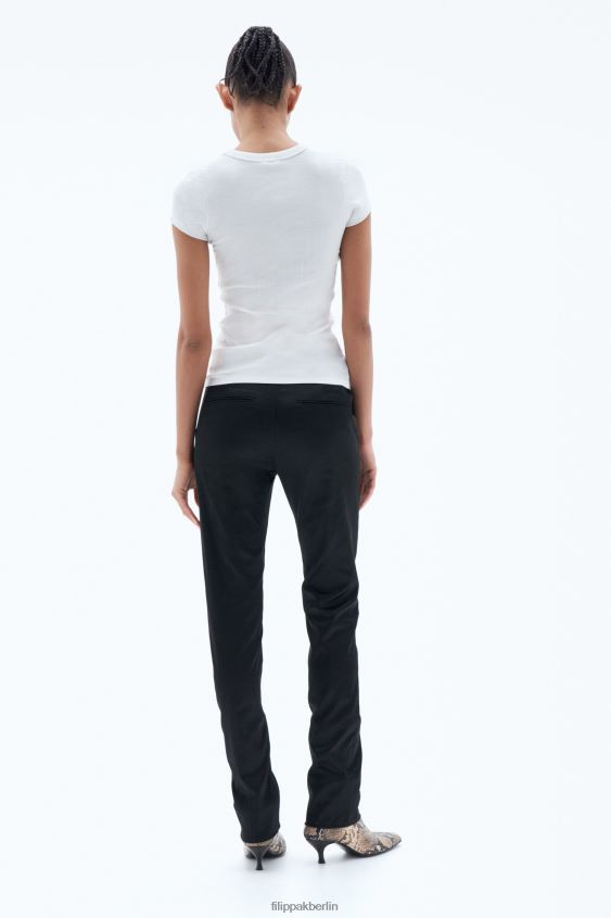 Filippa K L8HHT150 Bekleidung Weiß Frauen Feinripp-T-Shirt