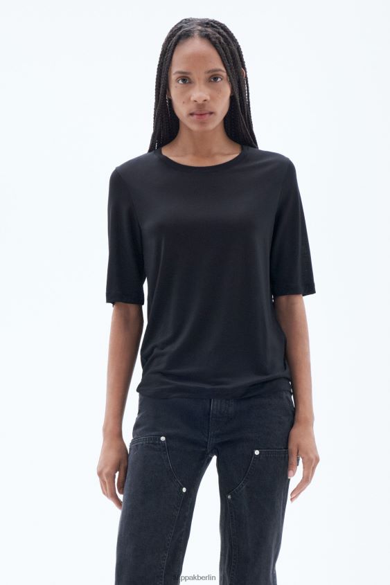 Filippa K L8HHT159 Bekleidung Schwarz Frauen Elena Tee