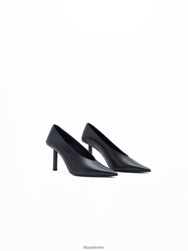 Filippa K L8HHT445 Schuhe Schwarz Frauen Spitze hohe Pumps
