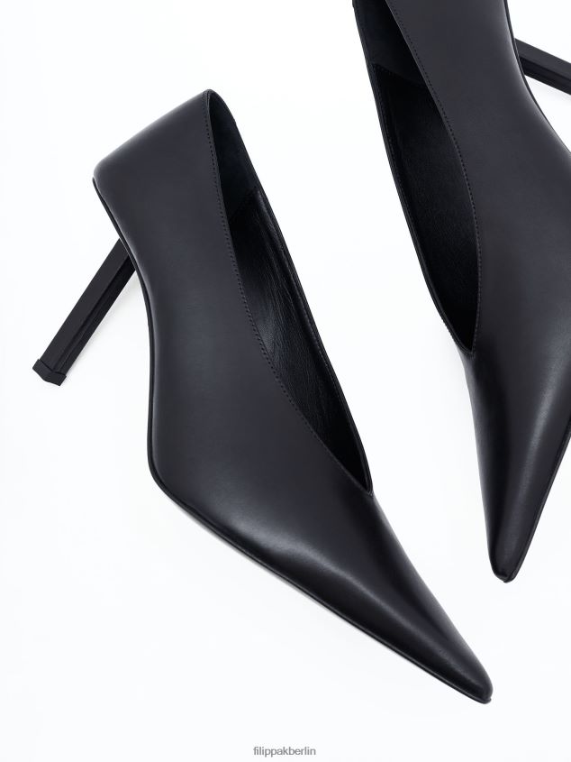 Filippa K L8HHT445 Schuhe Schwarz Frauen Spitze hohe Pumps