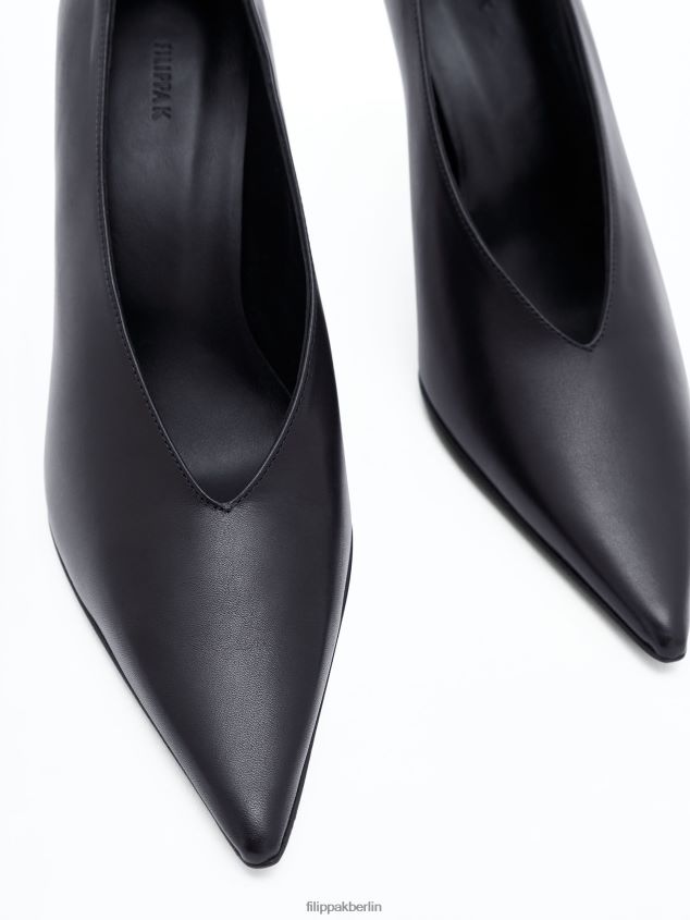 Filippa K L8HHT445 Schuhe Schwarz Frauen Spitze hohe Pumps