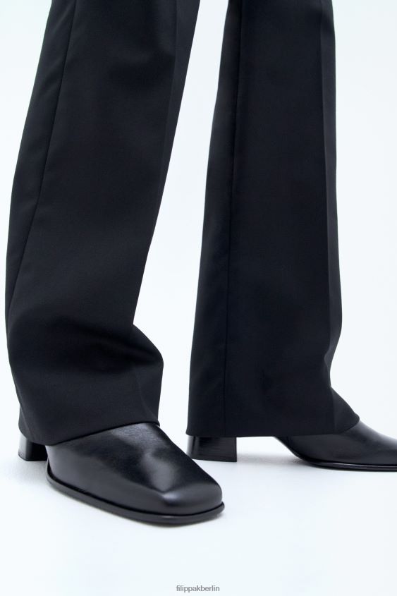 Filippa K L8HHT453 Schuhe Schwarz Frauen Eileen Lederstiefel