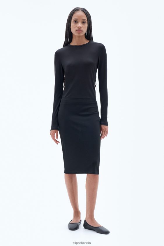 Filippa K L8HHT454 Schuhe Schwarz Frauen Rey Wohnungen