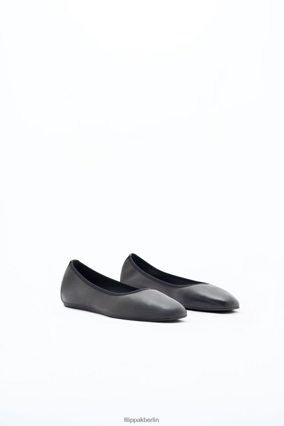 Filippa K L8HHT454 Schuhe Schwarz Frauen Rey Wohnungen