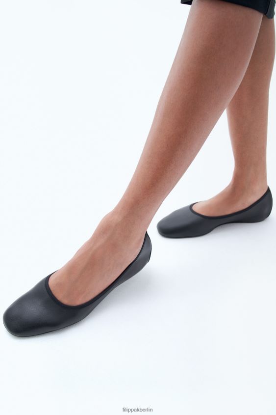Filippa K L8HHT454 Schuhe Schwarz Frauen Rey Wohnungen