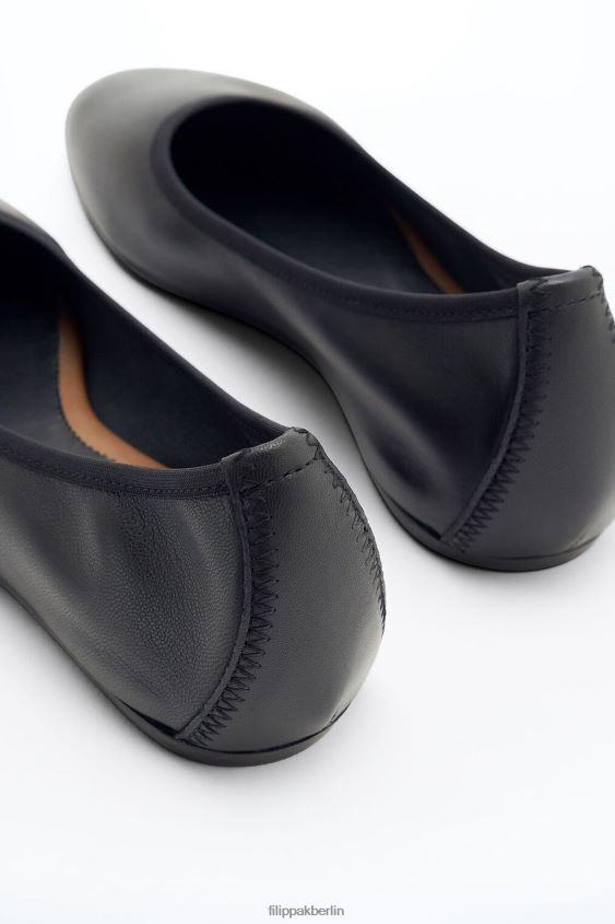 Filippa K L8HHT454 Schuhe Schwarz Frauen Rey Wohnungen