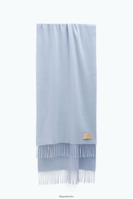 Filippa K L8HHT421 Zubehörteil Eisblau Frauen Schal aus Kaschmirmischung