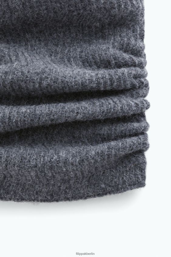 Filippa K L8HHT427 Zubehörteil Anthrazit-Melange Frauen Gestrickter Schlauchschal