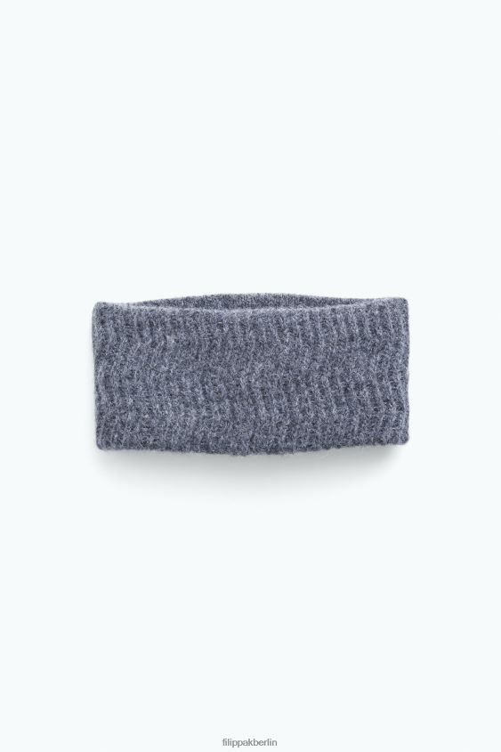 Filippa K L8HHT430 Zubehörteil Anthrazit-Melange Frauen gestricktes Stirnband
