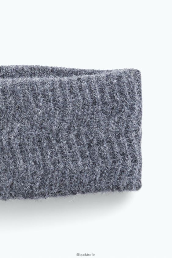 Filippa K L8HHT430 Zubehörteil Anthrazit-Melange Frauen gestricktes Stirnband