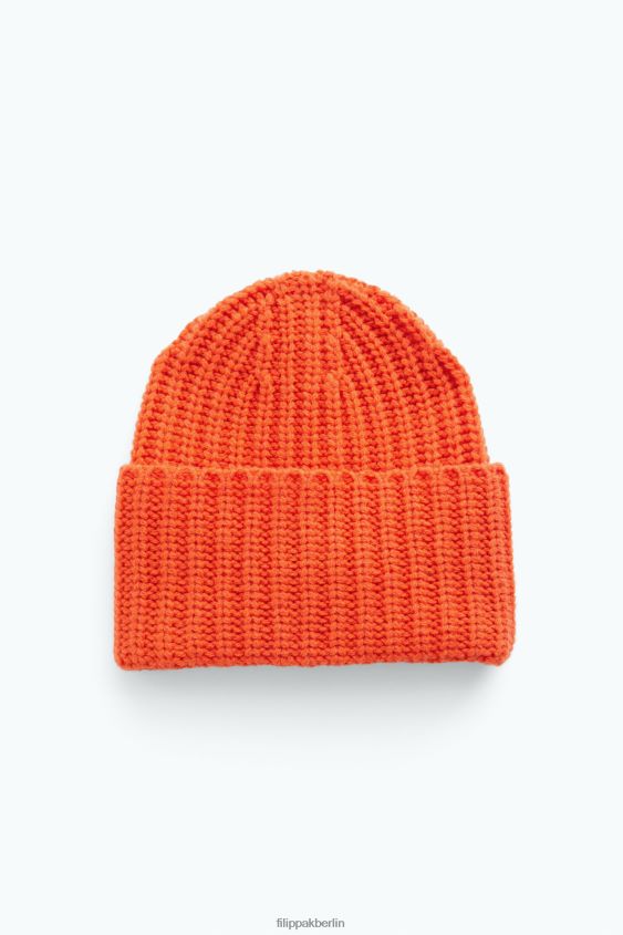 Filippa K L8HHT437 Zubehörteil rot orange Frauen Corinne Hut