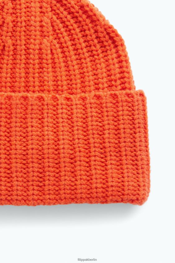 Filippa K L8HHT437 Zubehörteil rot orange Frauen Corinne Hut