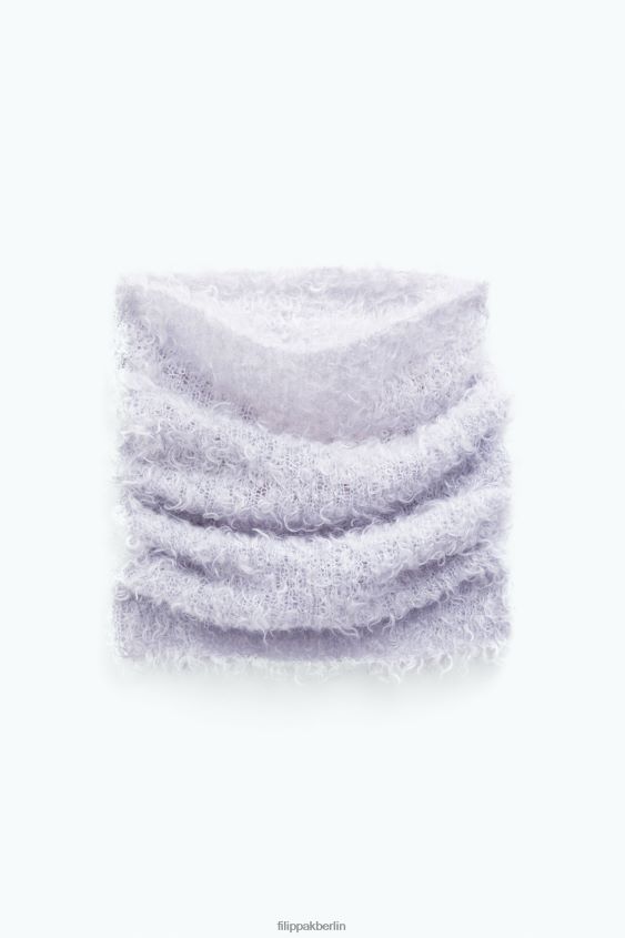 Filippa K L8HHT439 Zubehörteil perlgrau Frauen flauschiger Schlauchschal