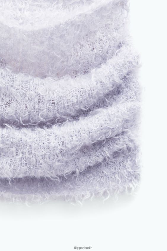 Filippa K L8HHT439 Zubehörteil perlgrau Frauen flauschiger Schlauchschal