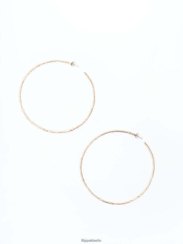 Filippa K L8HHT468 Zubehörteil Gold Frauen große Creolen