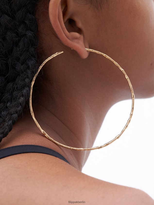 Filippa K L8HHT468 Zubehörteil Gold Frauen große Creolen