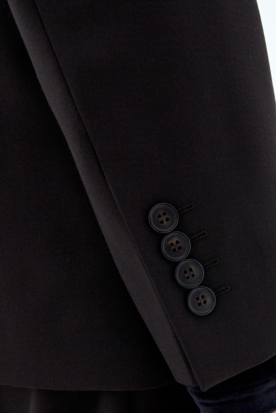Filippa K L8HHT343 Bekleidung dunkle Schokolade Männer Kastenförmiger Wollblazer
