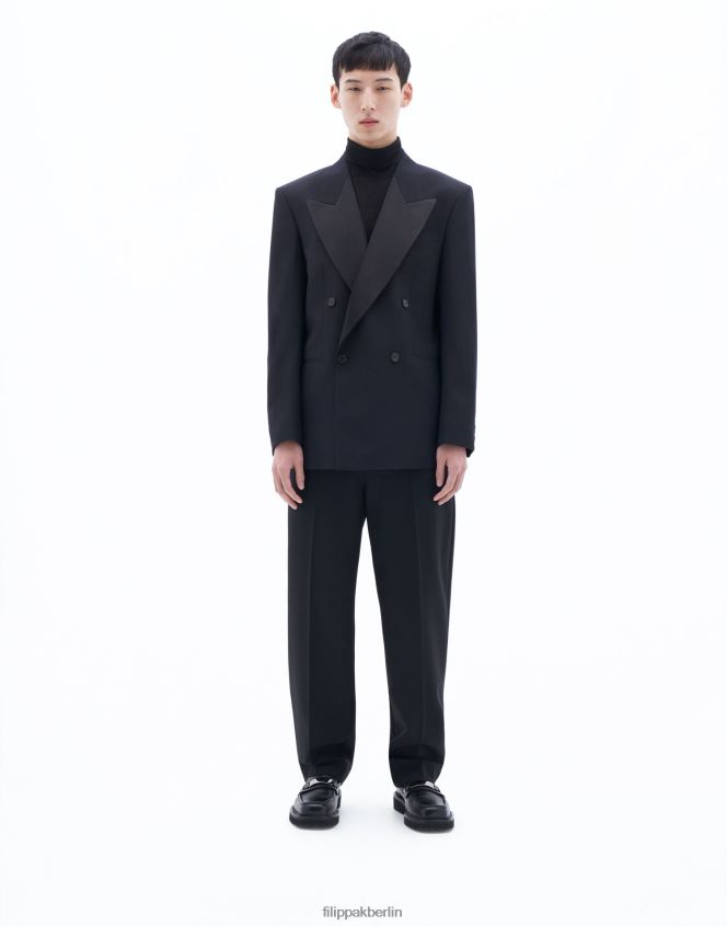 Filippa K L8HHT346 Bekleidung Schwarz Männer Smoking-Blazer