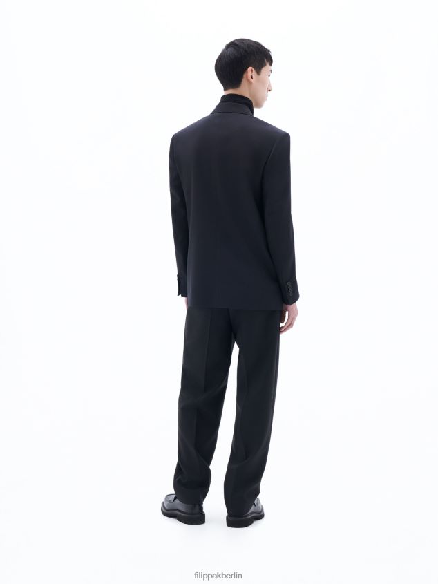 Filippa K L8HHT346 Bekleidung Schwarz Männer Smoking-Blazer
