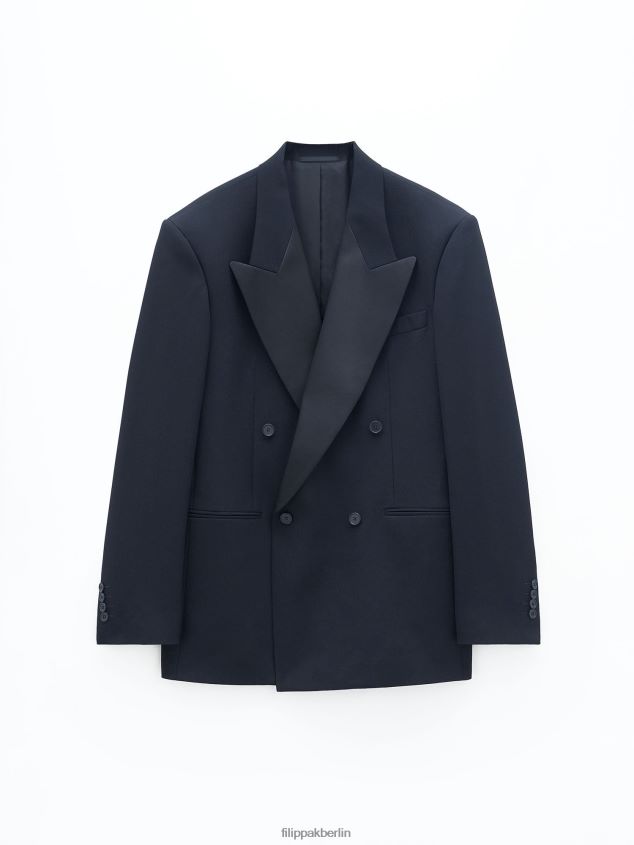 Filippa K L8HHT346 Bekleidung Schwarz Männer Smoking-Blazer