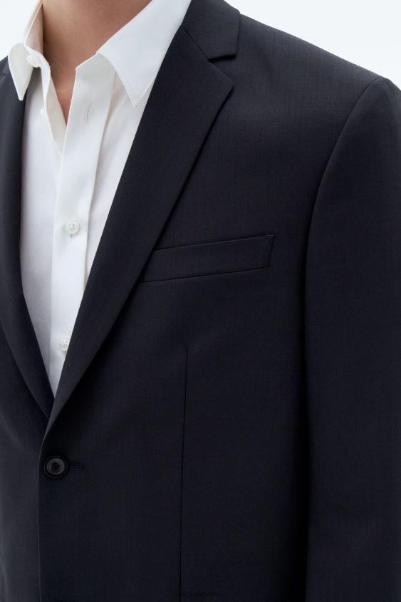 Filippa K L8HHT347 Bekleidung Schwarz Männer Jacke aus Rick-Wolle