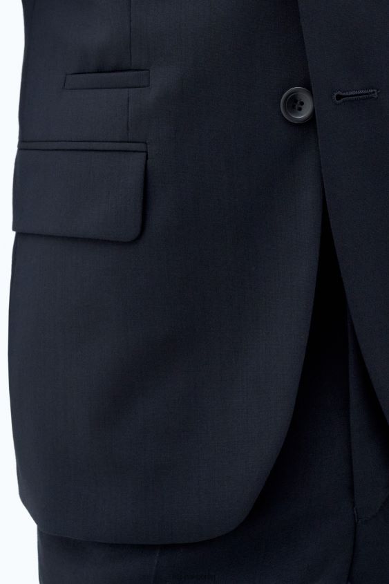 Filippa K L8HHT350 Bekleidung dunkles Marineblau Männer Jacke aus Rick-Wolle