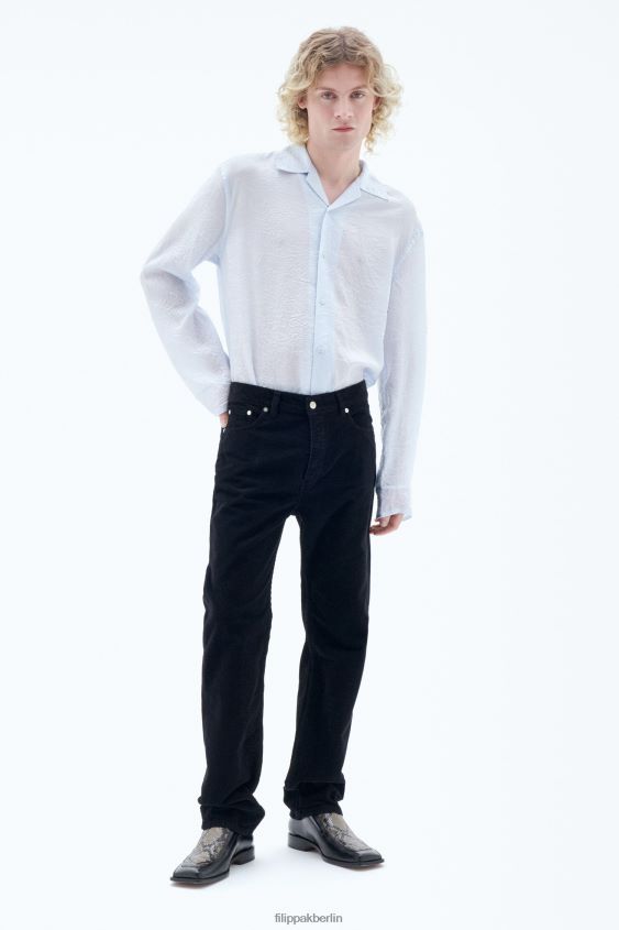 Filippa K L8HHT362 Bekleidung Schwarz Männer Cordjeans