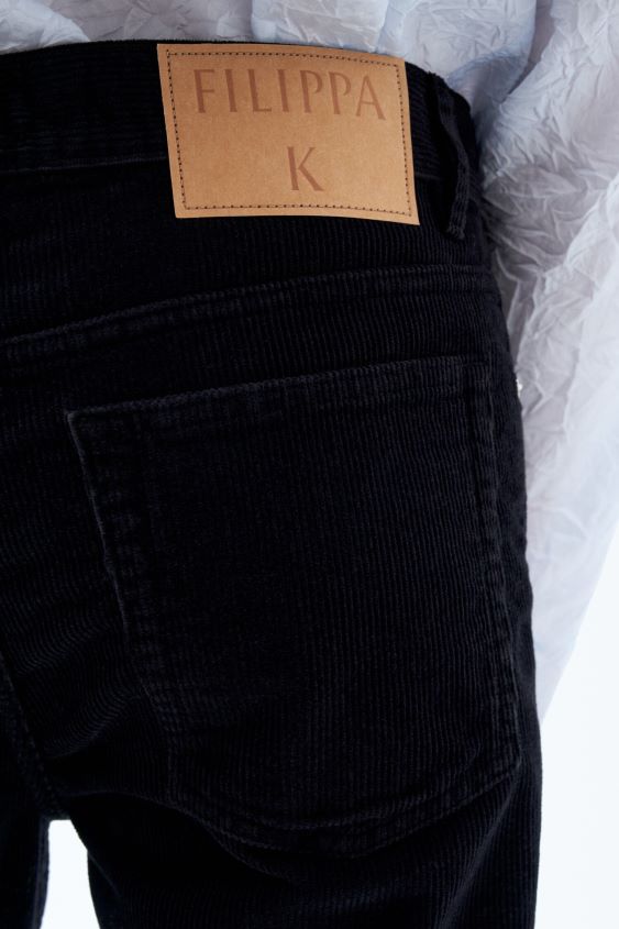 Filippa K L8HHT362 Bekleidung Schwarz Männer Cordjeans