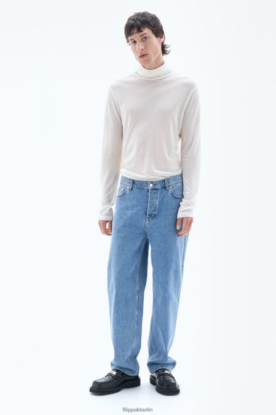 Filippa K L8HHT402 Bekleidung ganz aus Stein Männer Baggy Tapered-Jeans