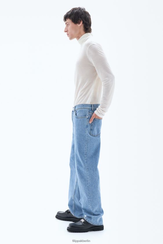 Filippa K L8HHT402 Bekleidung ganz aus Stein Männer Baggy Tapered-Jeans