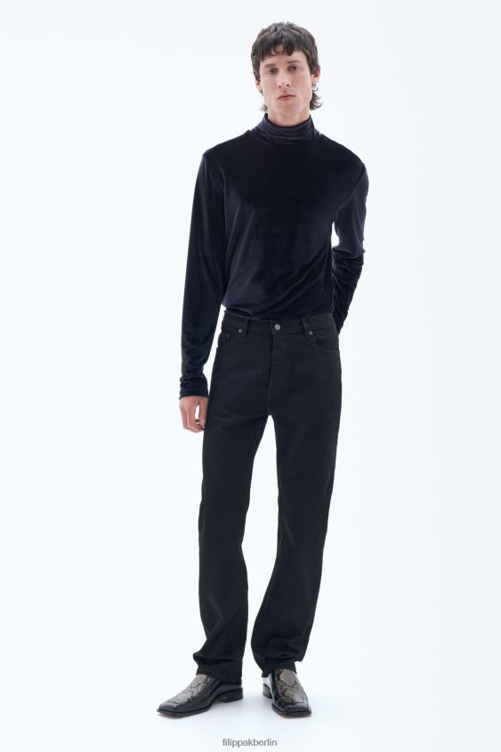 Filippa K L8HHT403 Bekleidung Nachtschwarz Männer klassische gerade Jeans