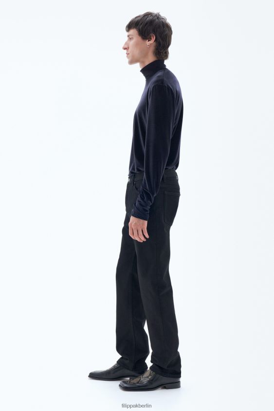 Filippa K L8HHT403 Bekleidung Nachtschwarz Männer klassische gerade Jeans