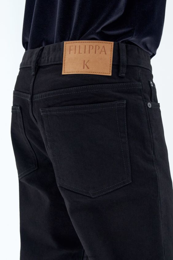 Filippa K L8HHT403 Bekleidung Nachtschwarz Männer klassische gerade Jeans