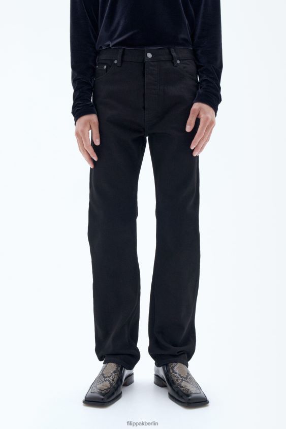 Filippa K L8HHT403 Bekleidung Nachtschwarz Männer klassische gerade Jeans