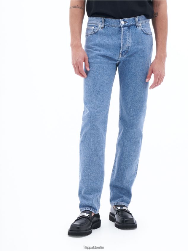 Filippa K L8HHT405 Bekleidung ganz aus Stein Männer klassische gerade Jeans