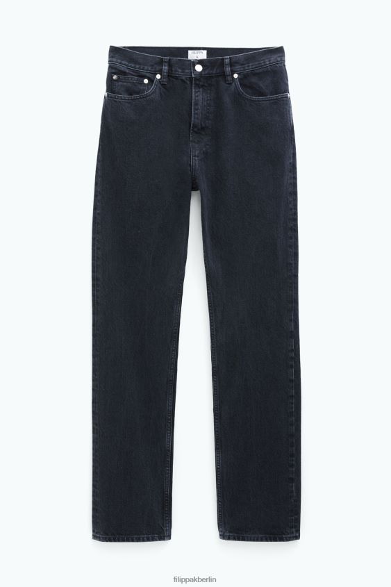 Filippa K L8HHT407 Bekleidung Anthrazitschwarz Männer klassische gerade Jeans