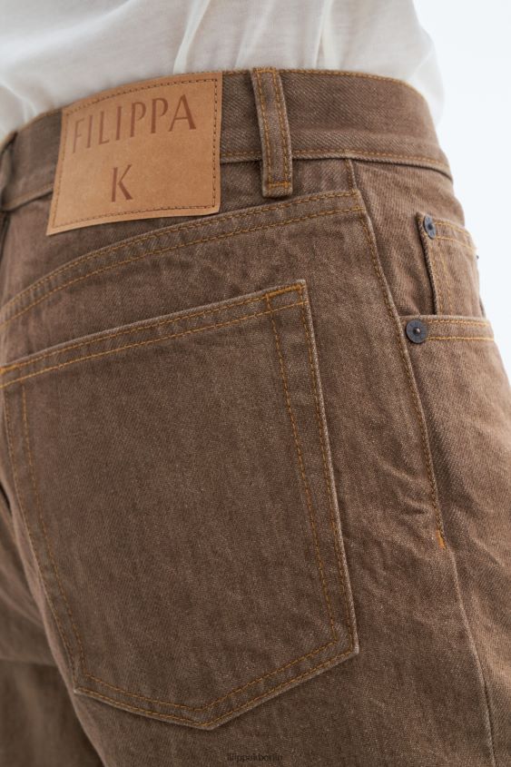 Filippa K L8HHT408 Bekleidung Zuckerrohr braun Männer Bootcut-Jeans
