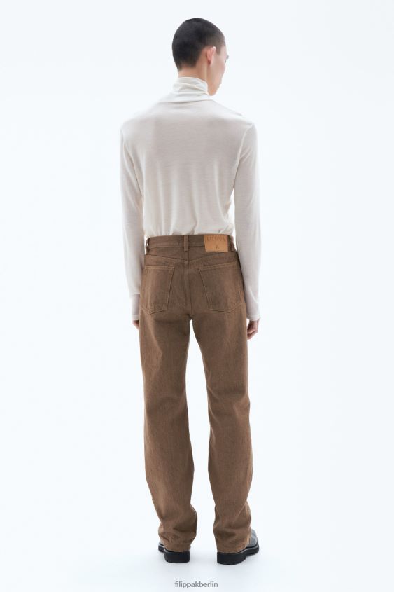 Filippa K L8HHT408 Bekleidung Zuckerrohr braun Männer Bootcut-Jeans
