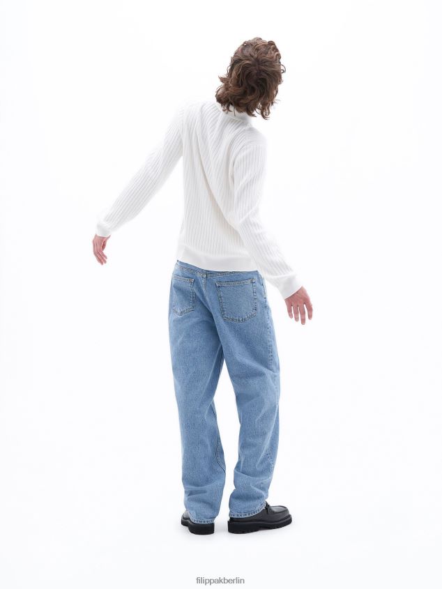 Filippa K L8HHT274 Bekleidung Weiß Männer Gestricktes Poloshirt