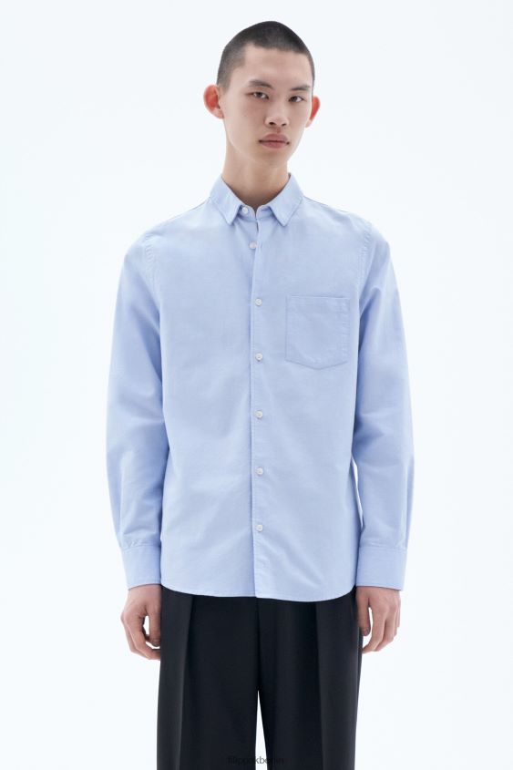 Filippa K L8HHT381 Bekleidung hellblau Männer Tim Oxford-Hemd