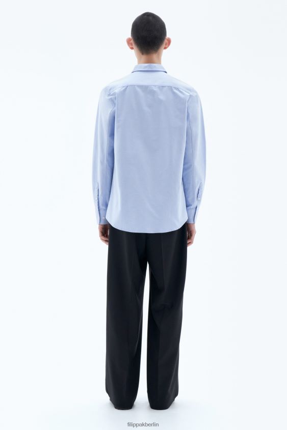 Filippa K L8HHT381 Bekleidung hellblau Männer Tim Oxford-Hemd