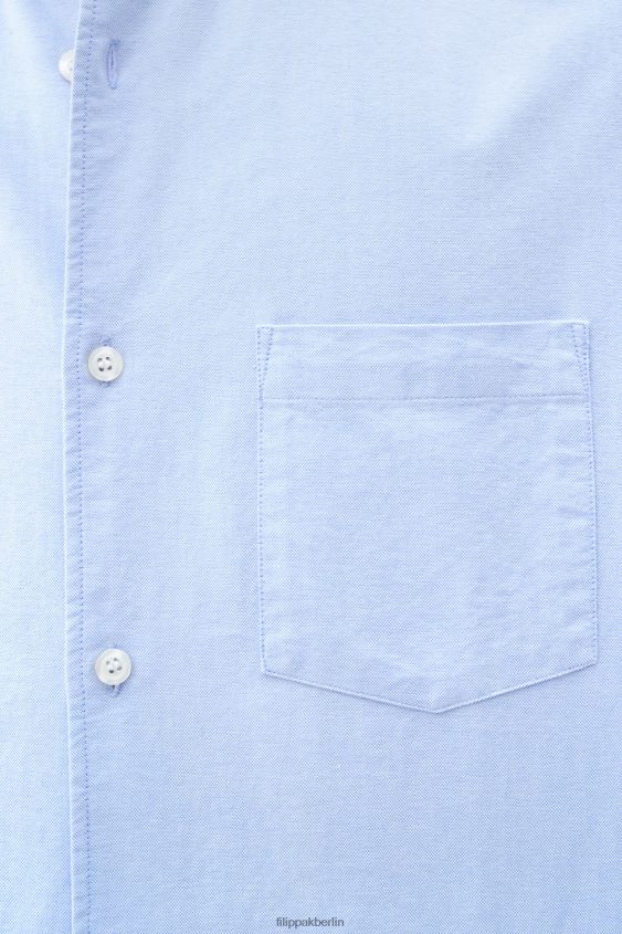 Filippa K L8HHT381 Bekleidung hellblau Männer Tim Oxford-Hemd