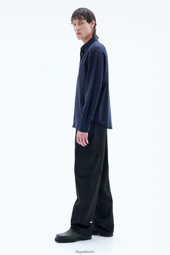 Filippa K L8HHT384 Bekleidung Marine Männer Zachary-Shirt