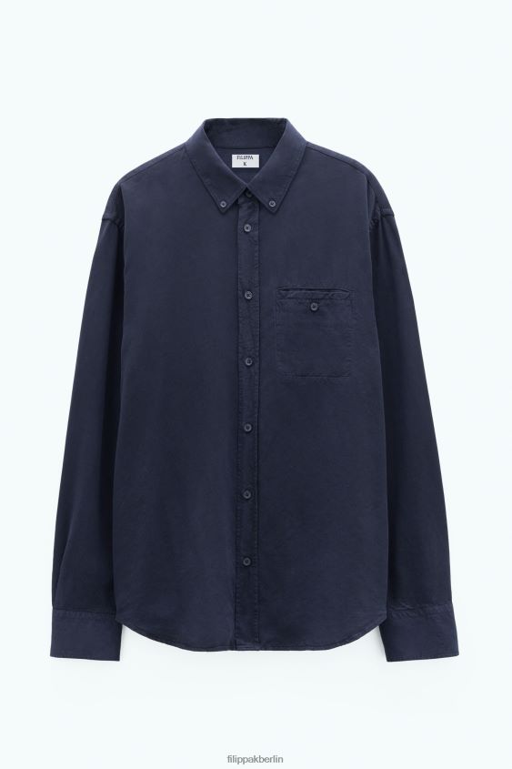 Filippa K L8HHT384 Bekleidung Marine Männer Zachary-Shirt