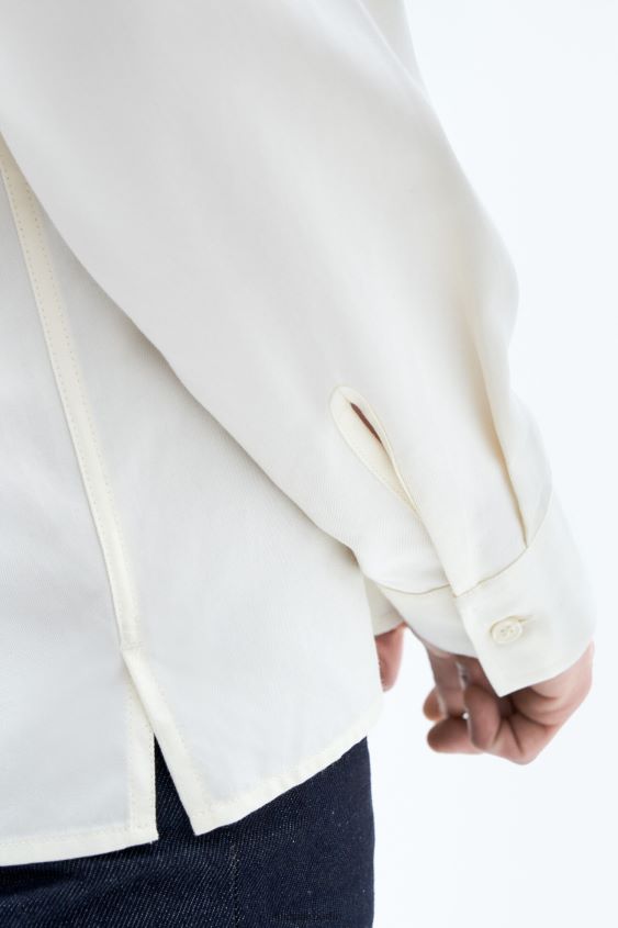Filippa K L8HHT387 Bekleidung Winterweiß Männer Resort-Shirt