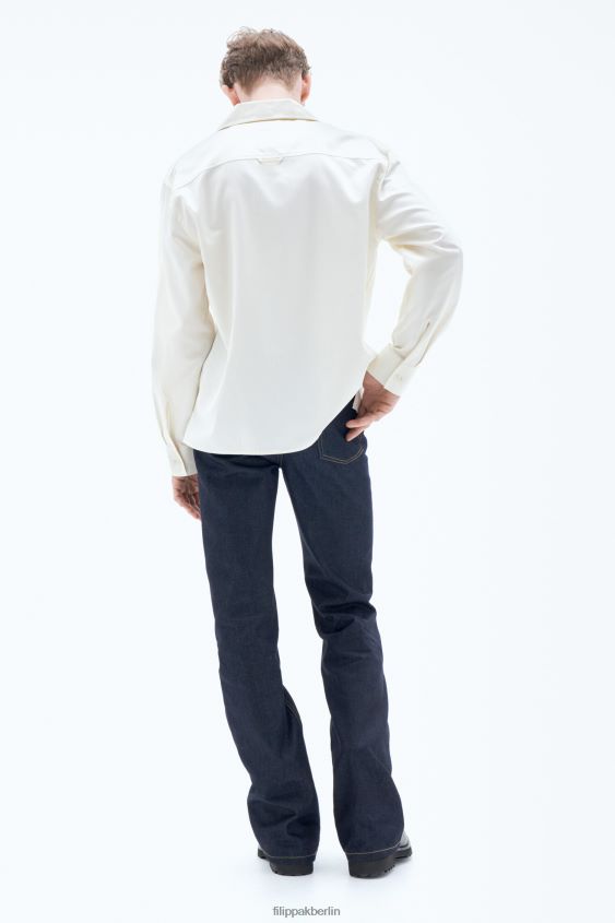 Filippa K L8HHT387 Bekleidung Winterweiß Männer Resort-Shirt