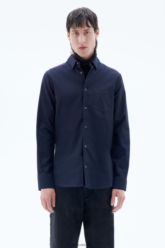 Filippa K L8HHT388 Bekleidung Marine Männer Tim Oxford-Hemd
