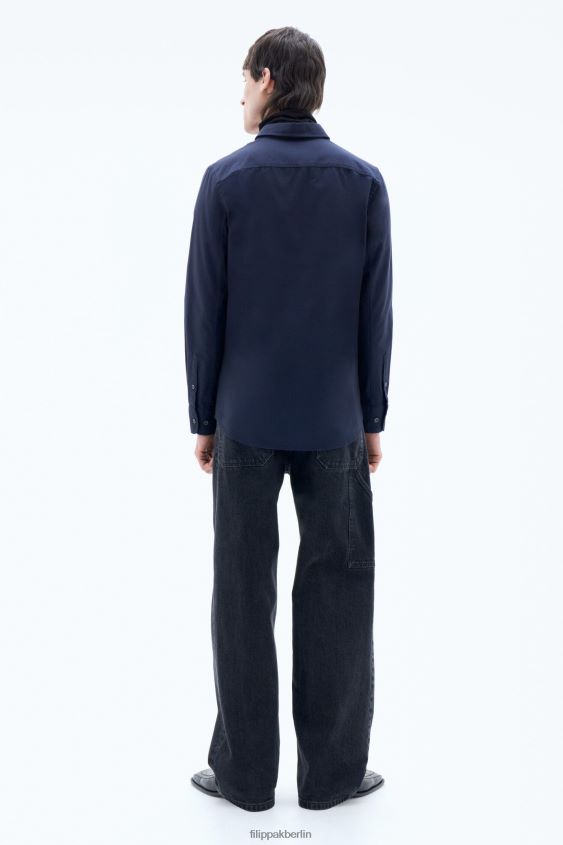 Filippa K L8HHT388 Bekleidung Marine Männer Tim Oxford-Hemd
