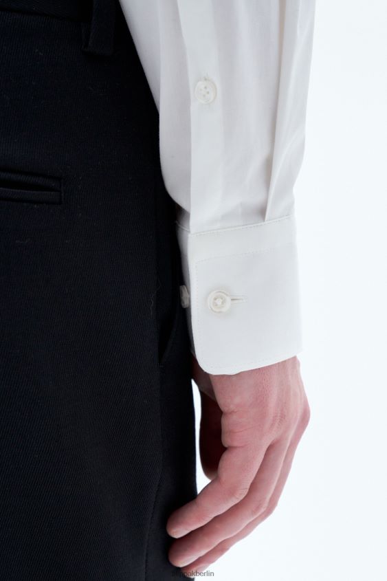 Filippa K L8HHT389 Bekleidung Weiß Männer Paul Stretchhemd
