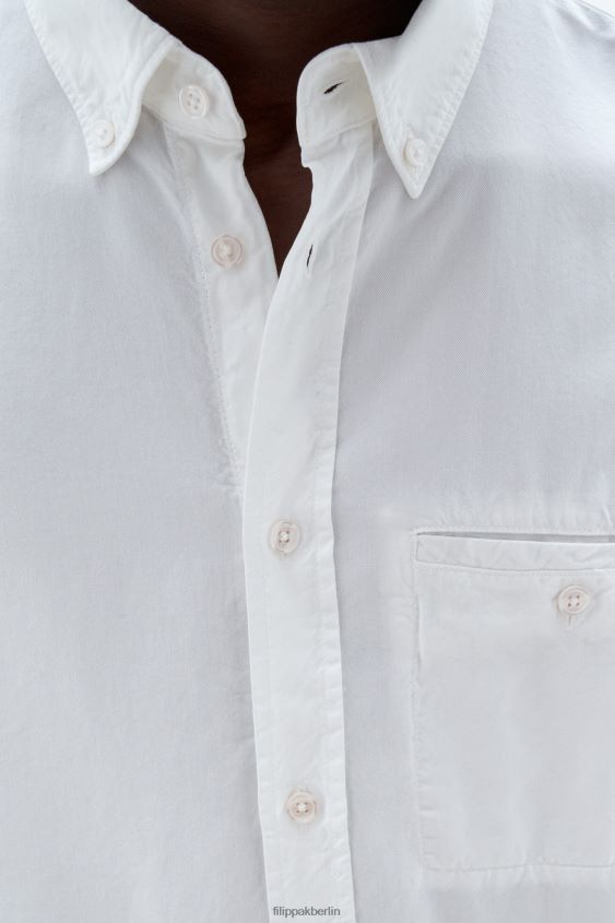Filippa K L8HHT392 Bekleidung Weiß Männer Zachary-Shirt